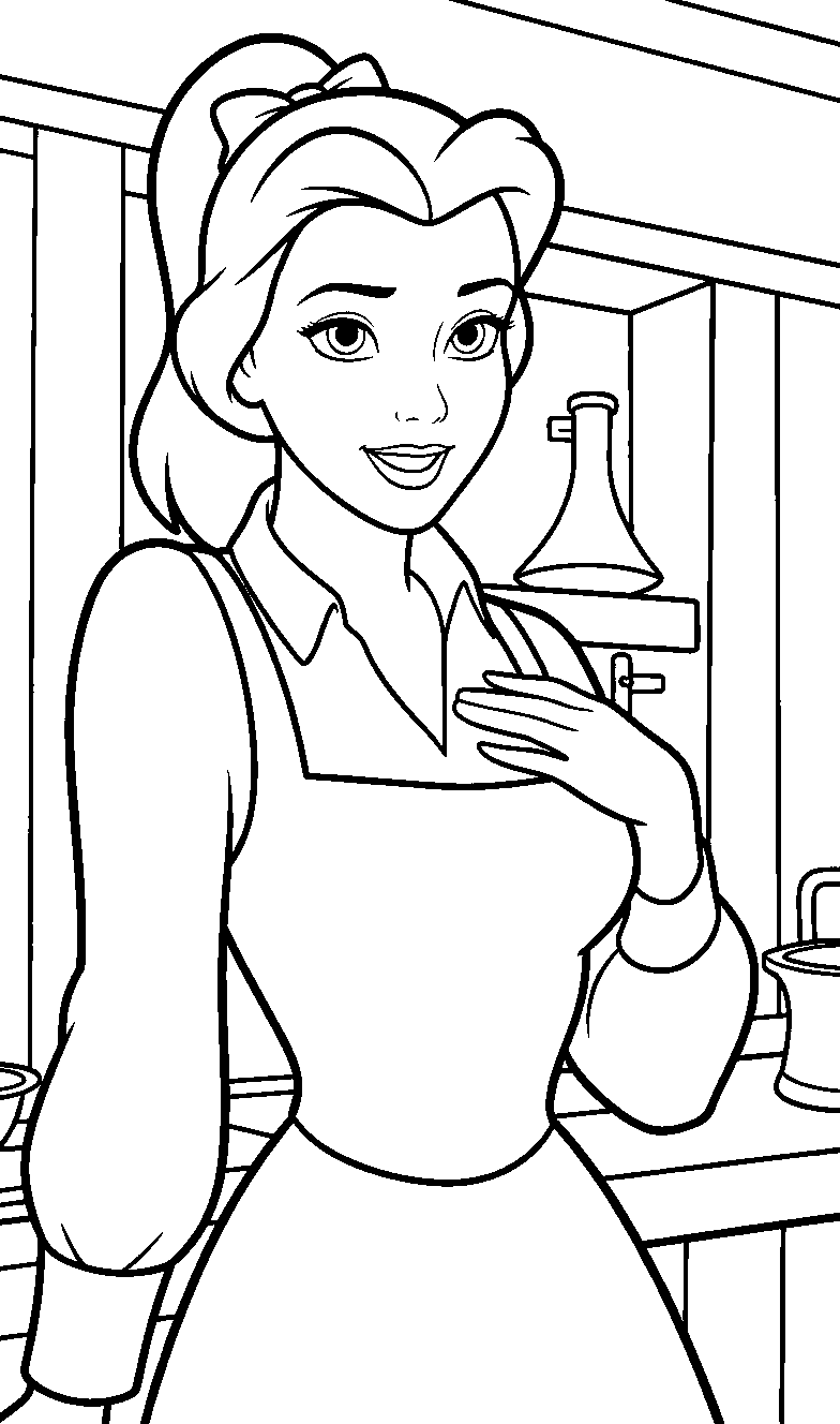 belle village town line art