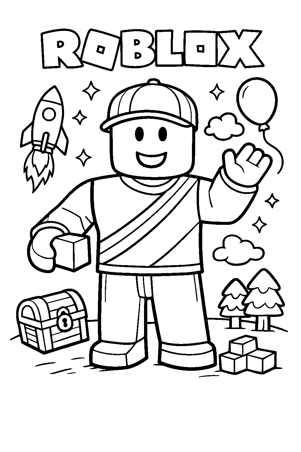 roblox character line art