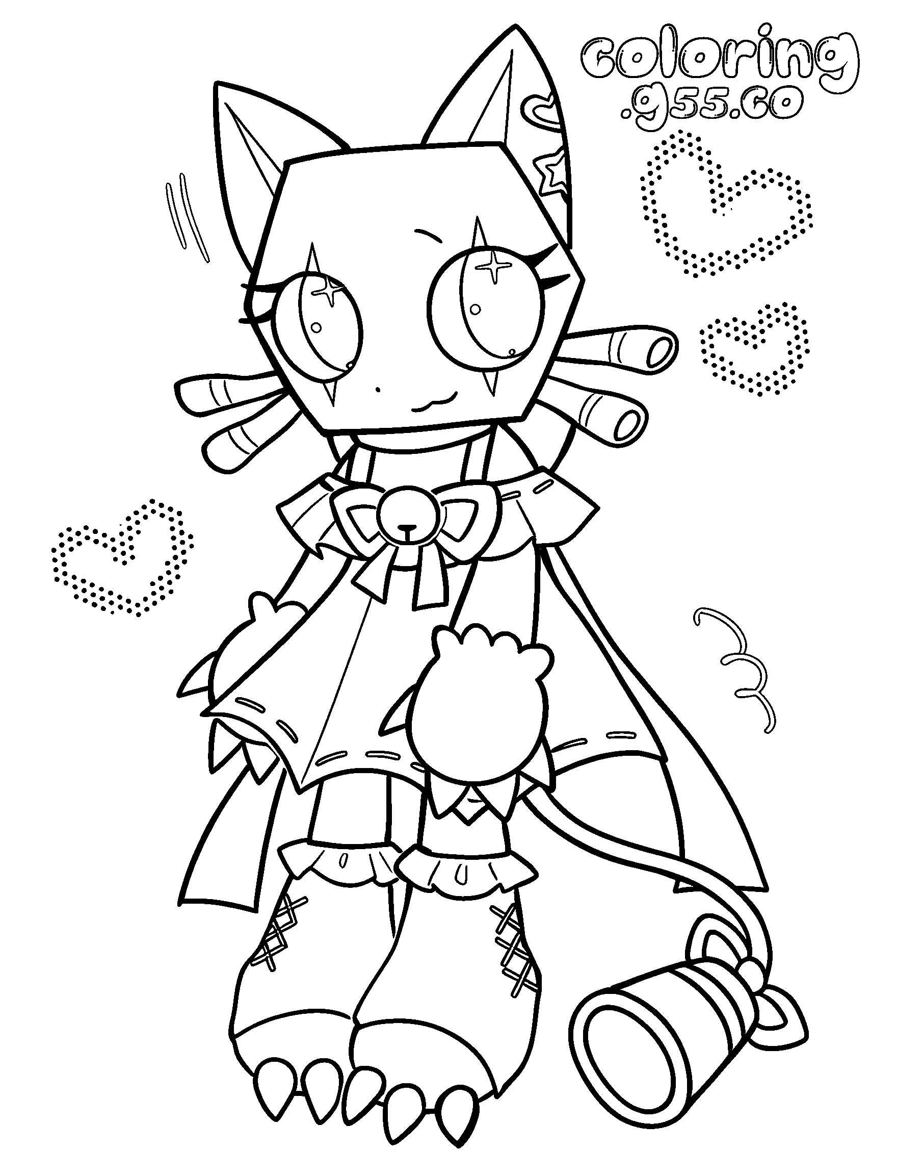 roblox dandys world scraps line art