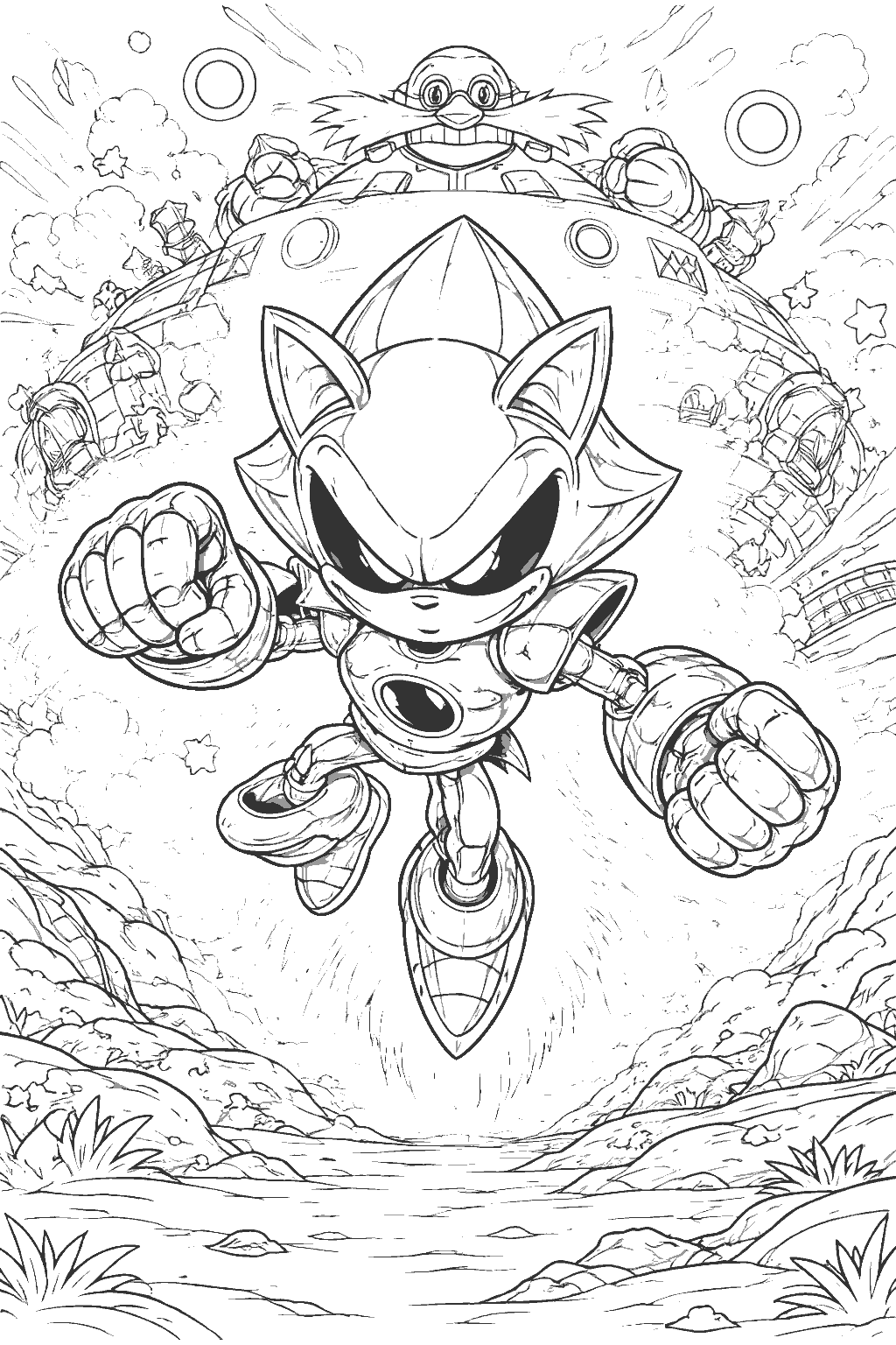 epic metal sonic boss battle