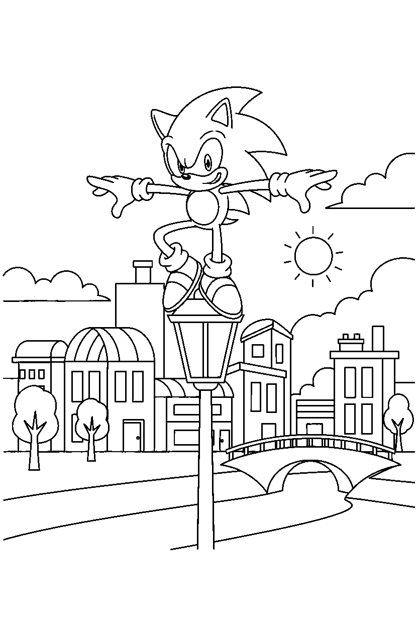 sonic balancing in town line art