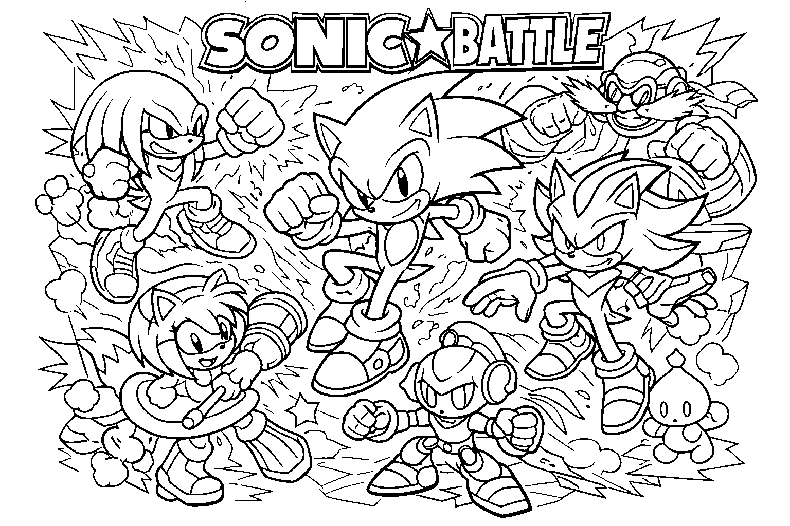 sonic shadow knuckles amy