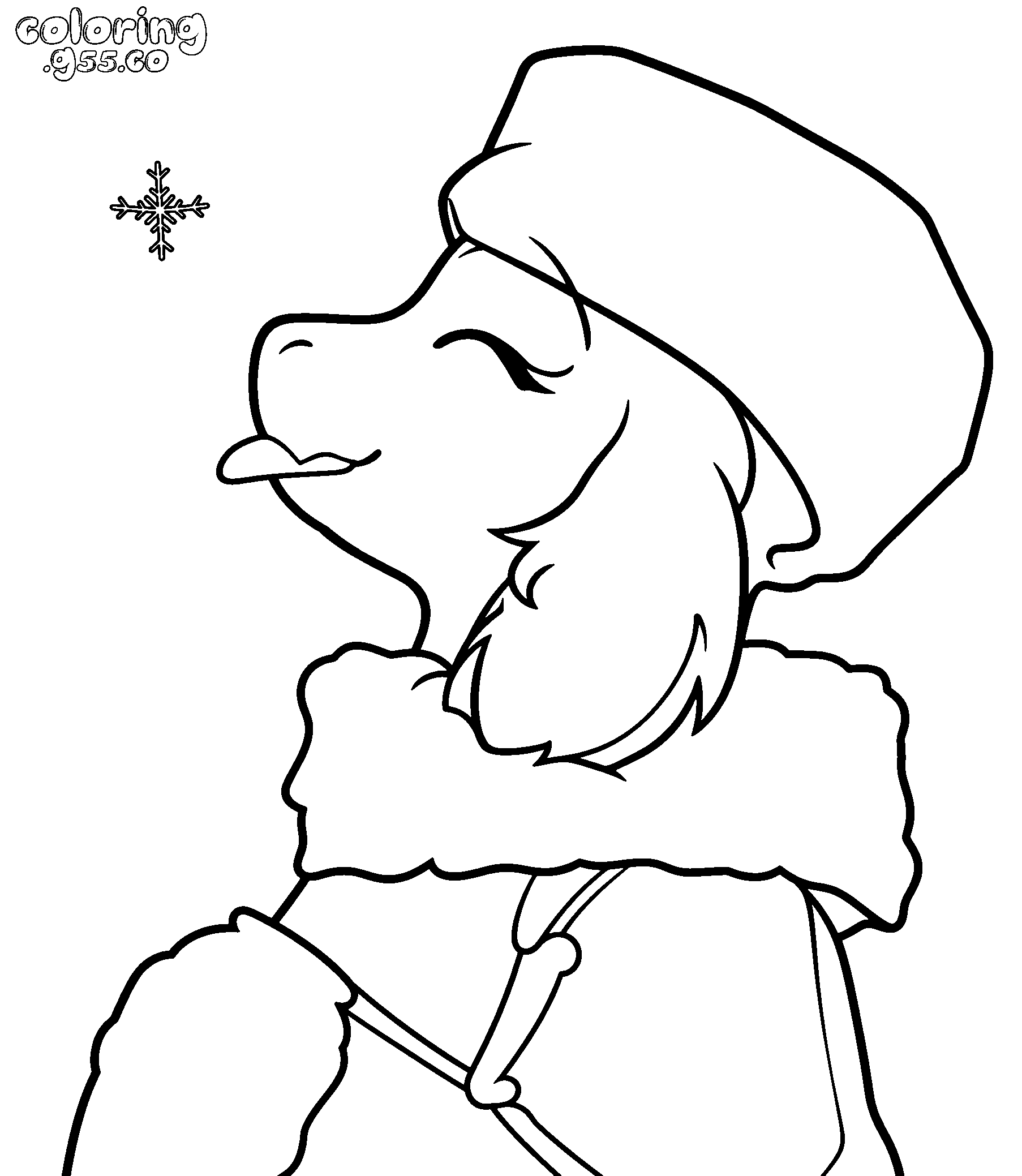 undertale toriel winter snowflake line art