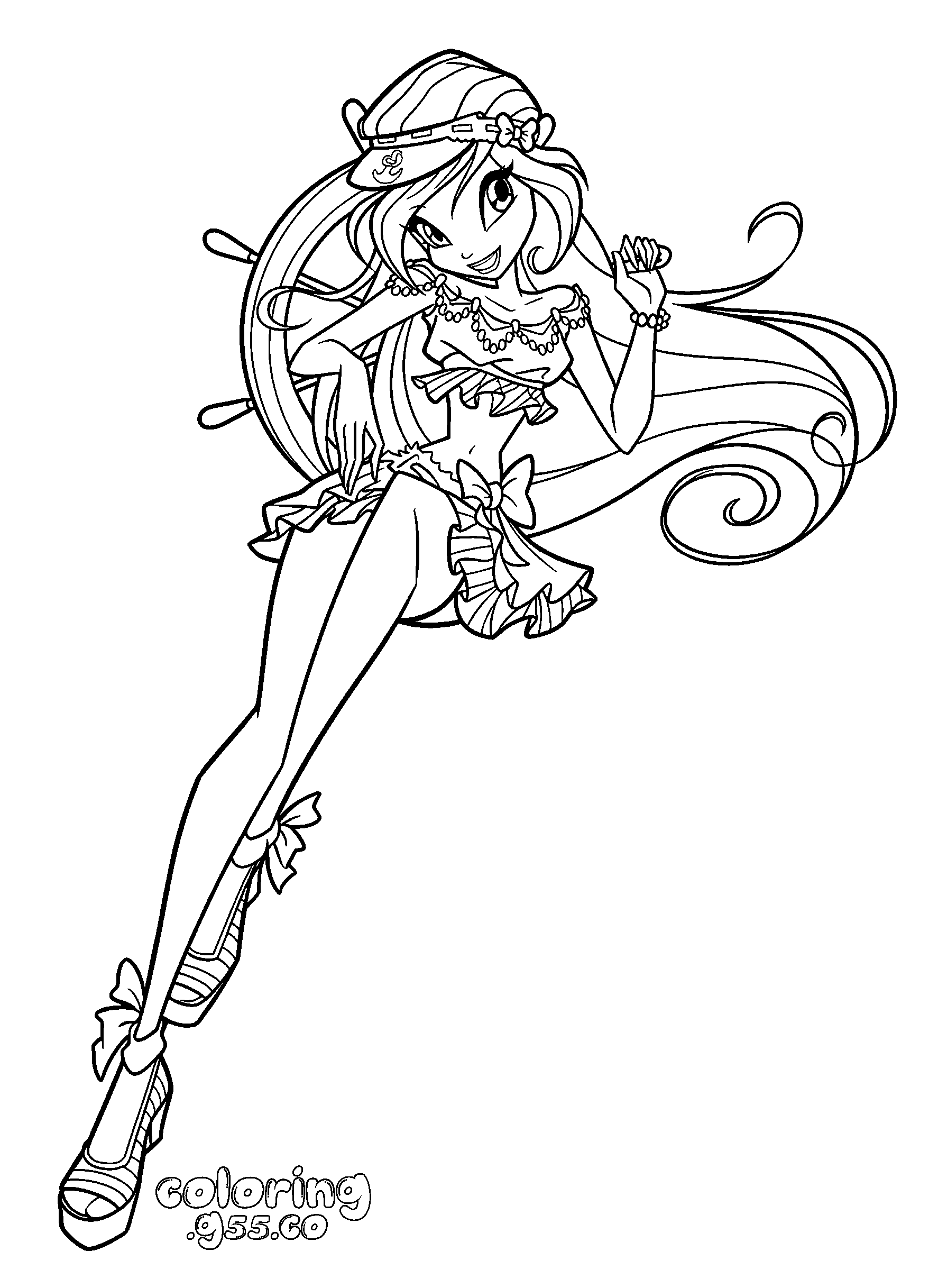 winx club bloom sailor fashion line arts for kids