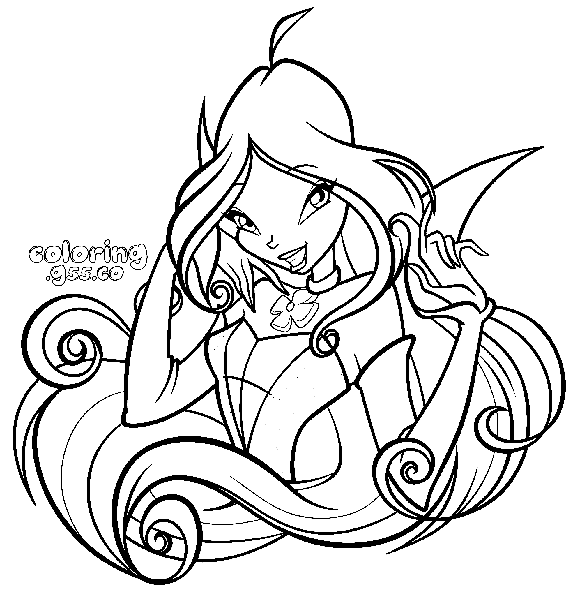 winx club flora classic first season magic winx line arts for kids