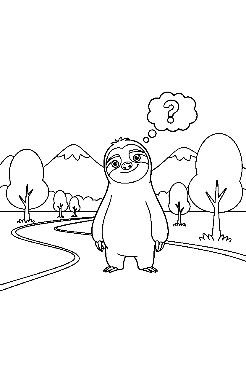 zootopia flash thinking on road line art