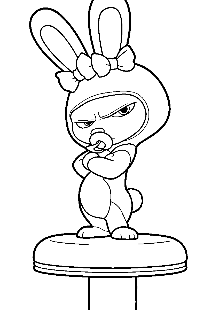 finnick zootopia elephant suit line art