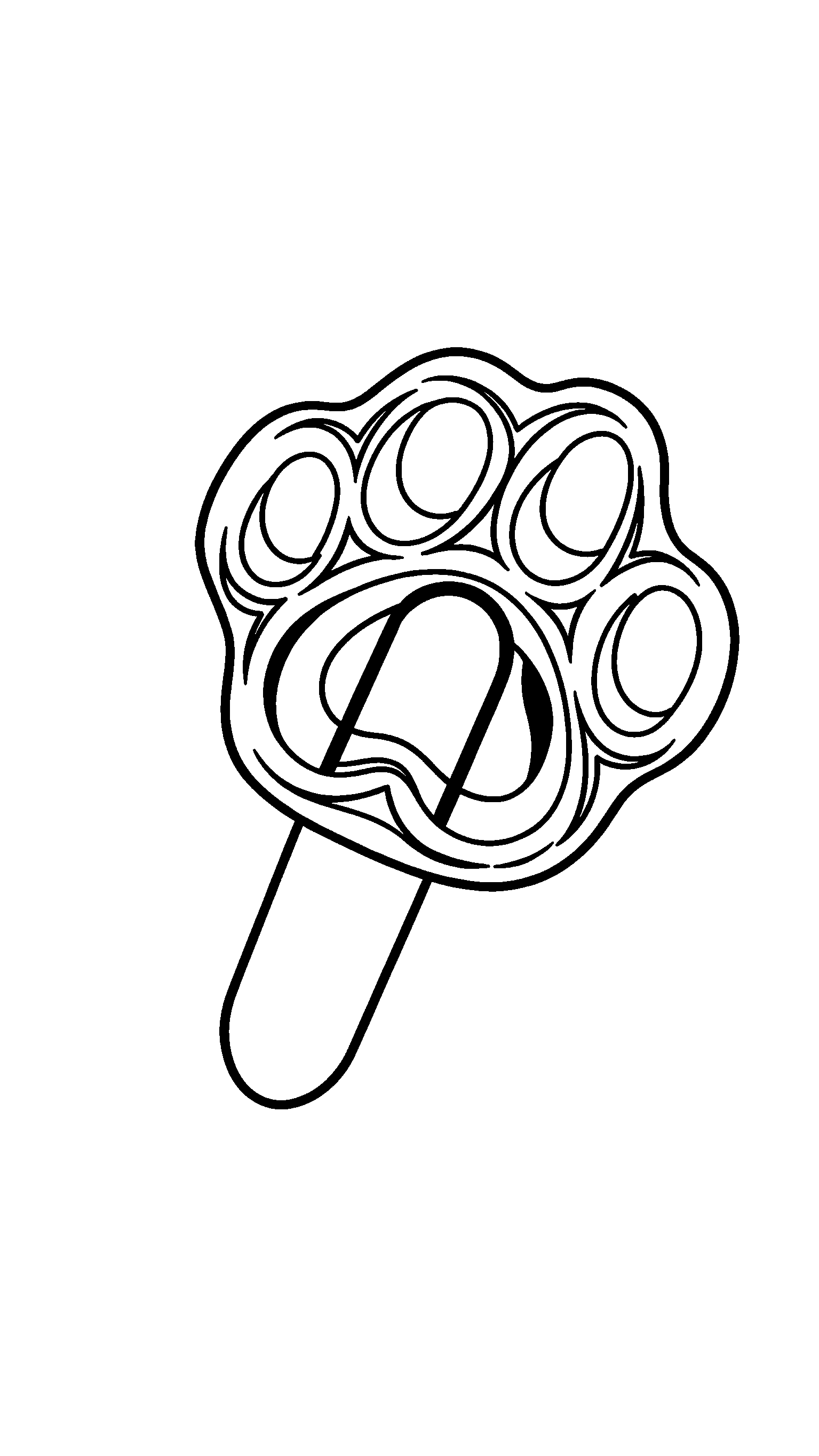 iconic pawpsicle treat zootopia line art