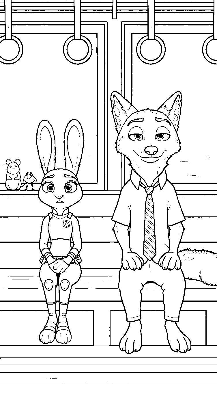nick judy spirited away train coloring