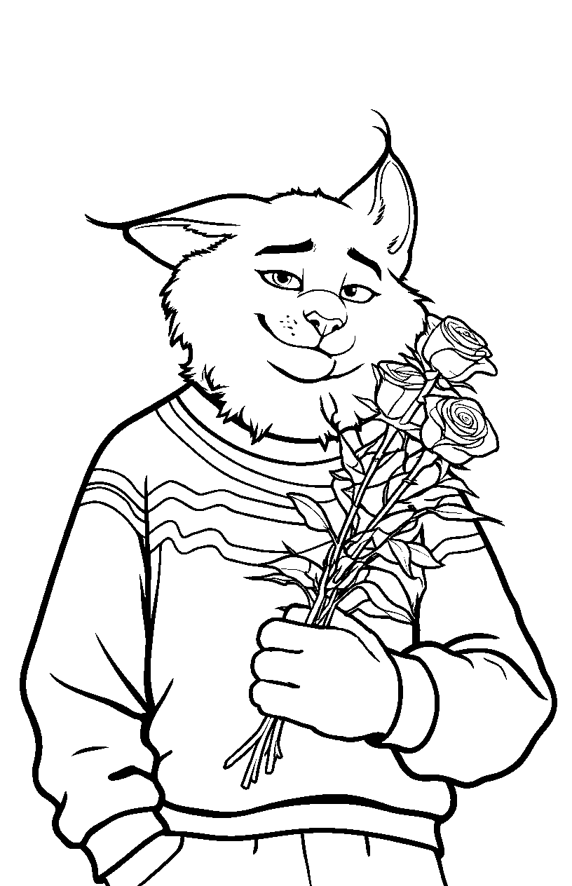 pubert ryseevich zootopia standing coloring