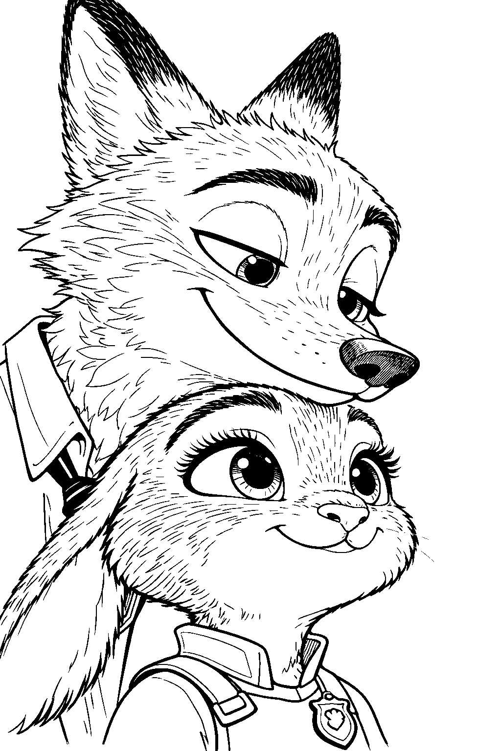 zootopia cute duo cuddle pdf