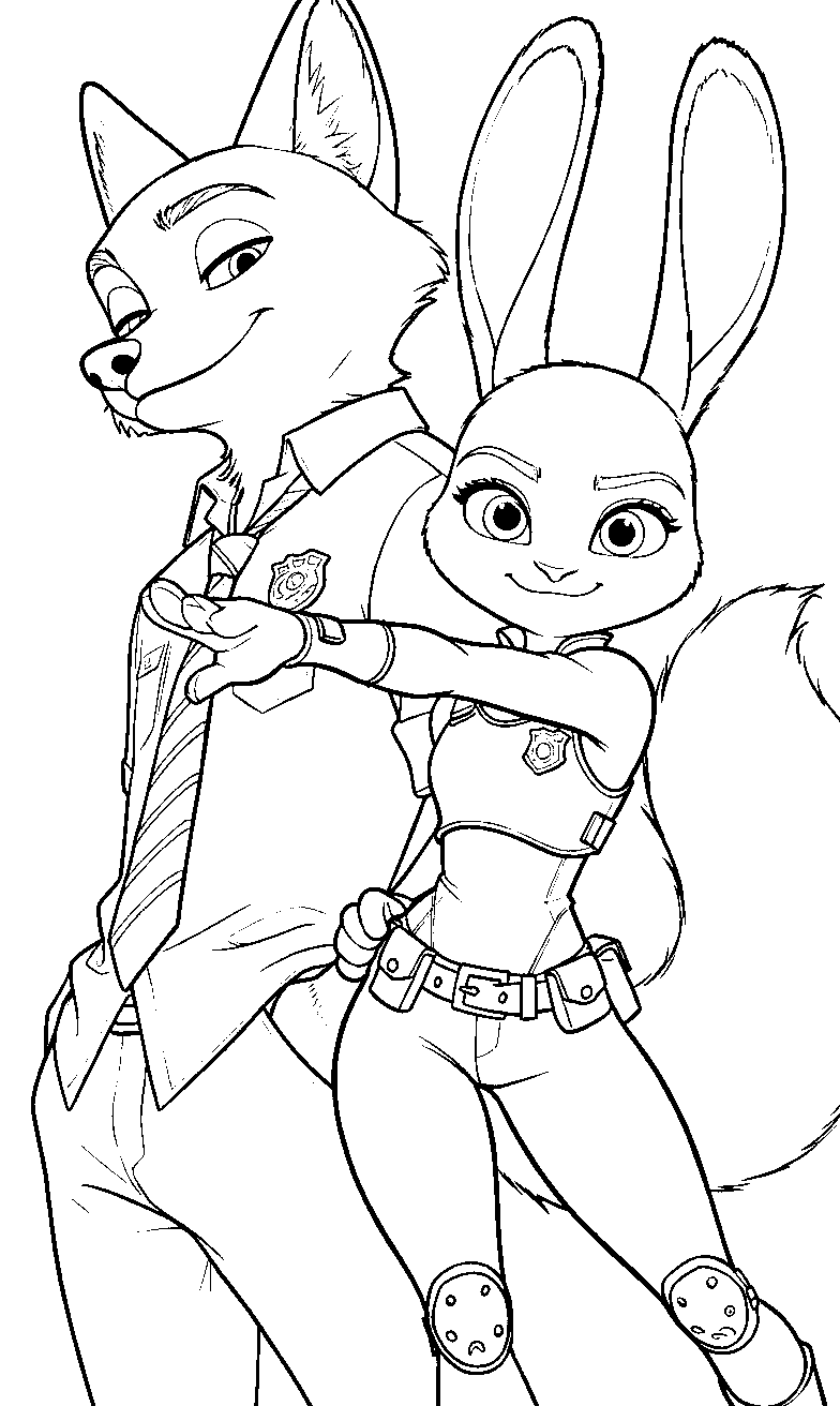 zootopia police duo hero pdf