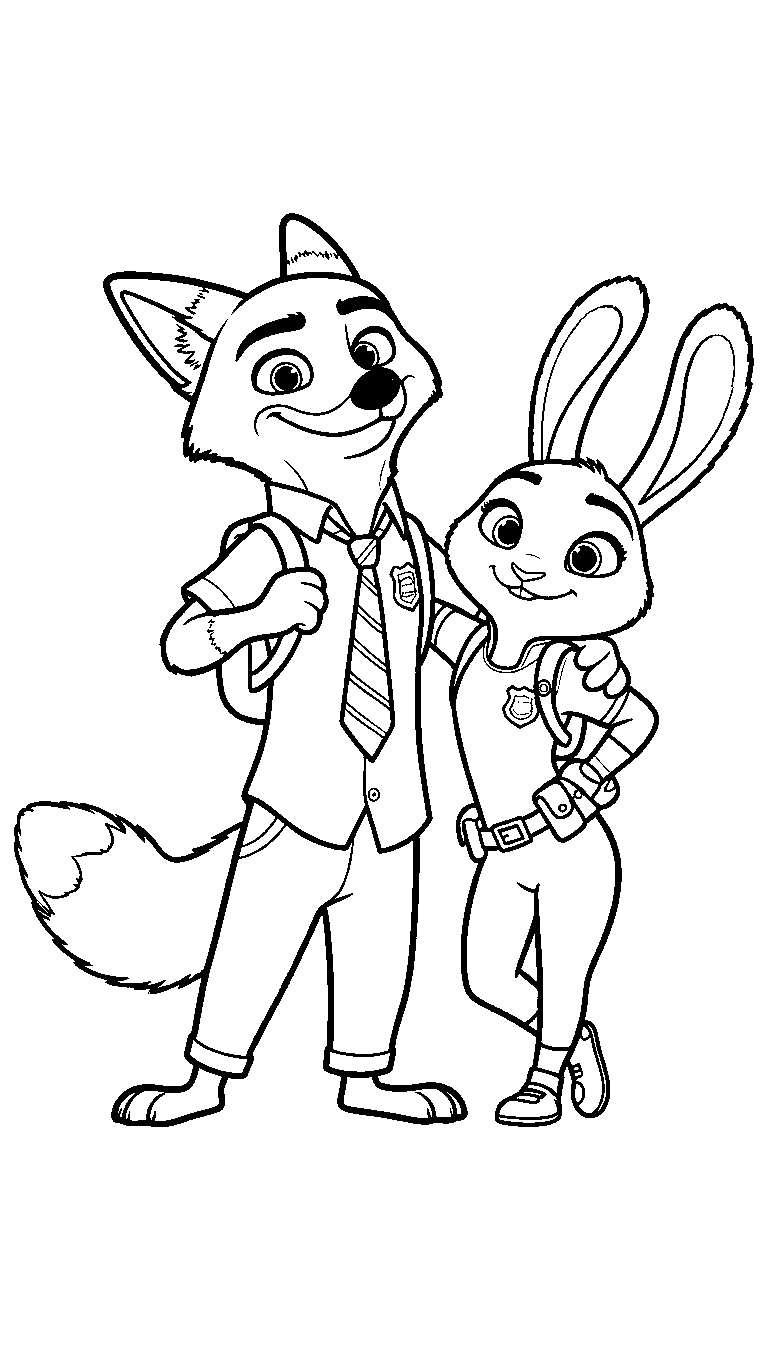 zootopia police officers duo