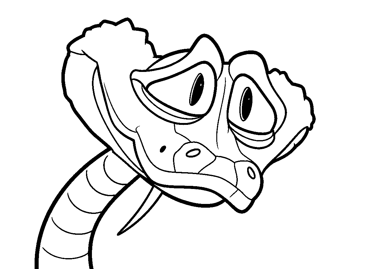 zootopia snake character portrait