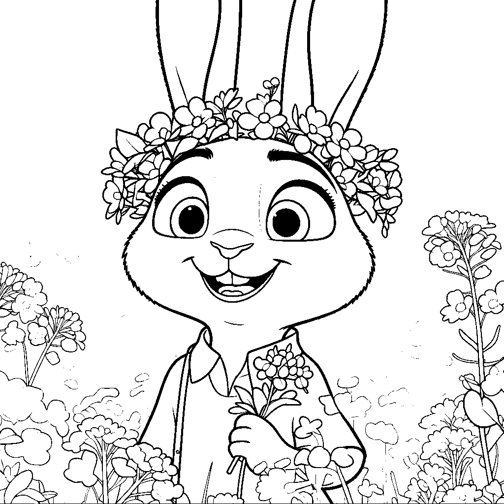 zootopia spring garden flowers
